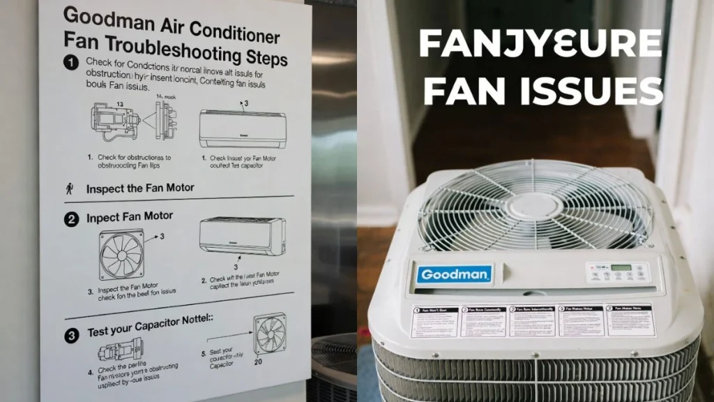 Goodman Air Conditioner Fan Troubleshooting Steps