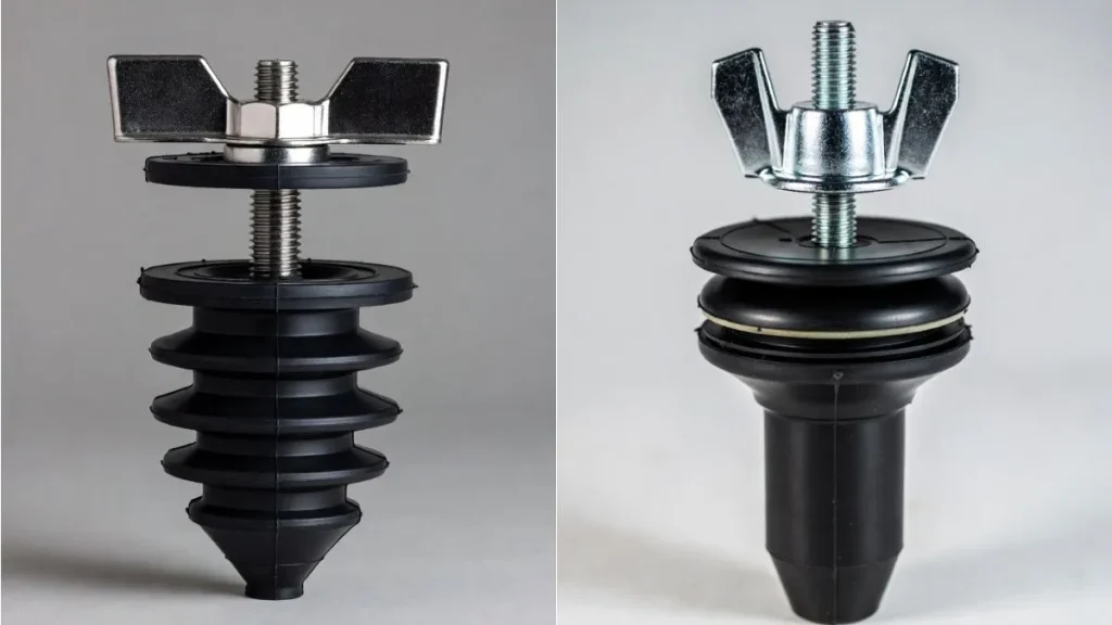toilet drain plug rubber test plug
