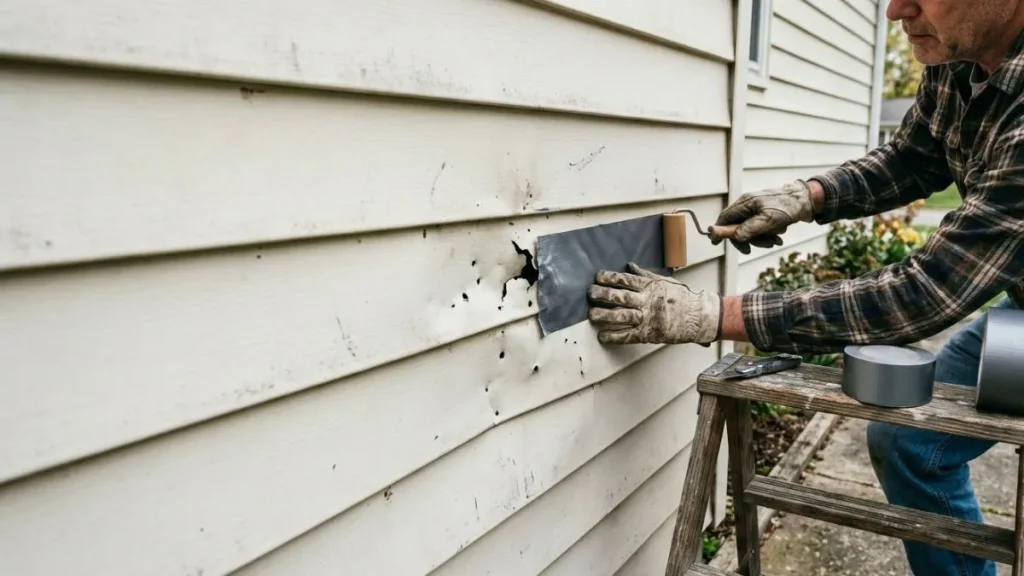 Temporary Fixes For Aluminum Siding
