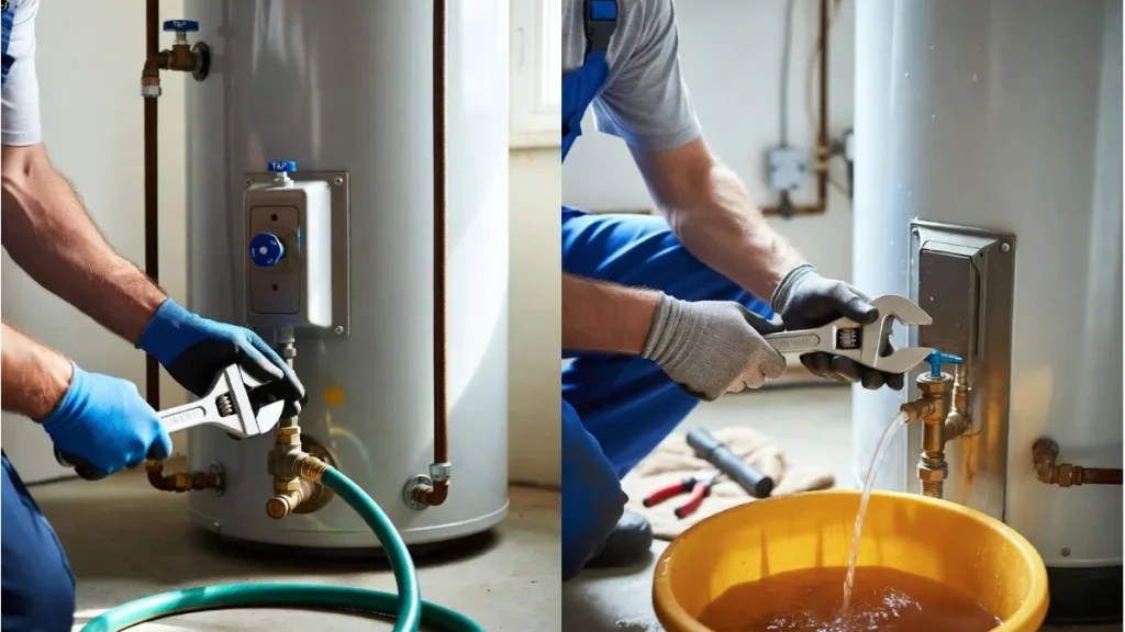 Flushing Sediment Without A Floor Drain
