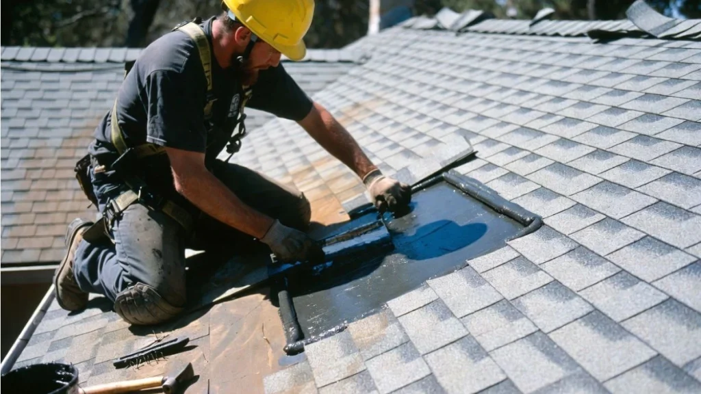 roof patch repair process
