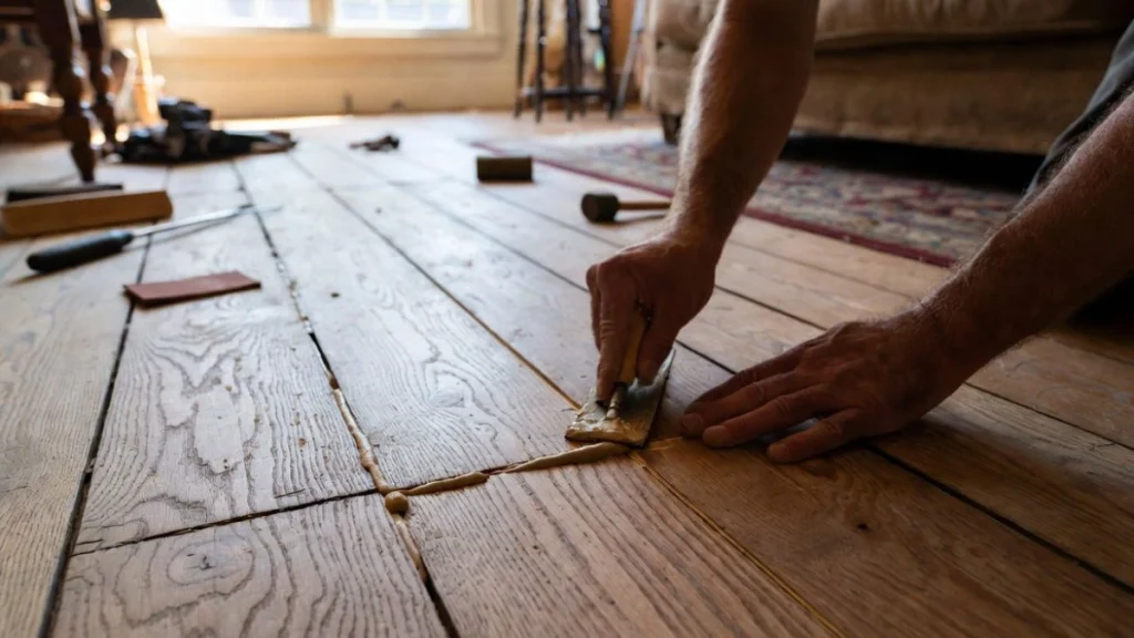 Fixing Gaps in Existing Wood Floors