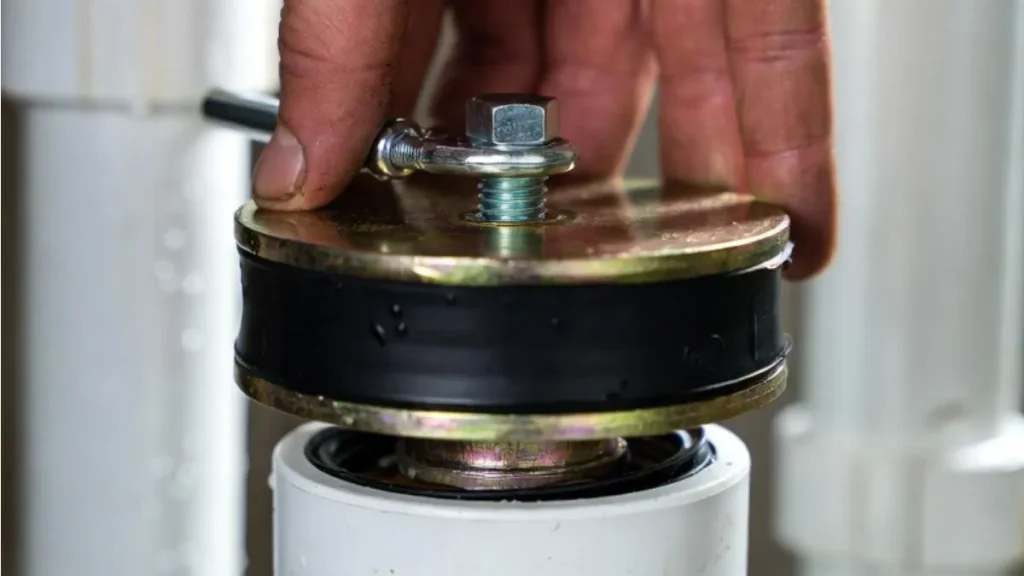tightening test plug plumbing

