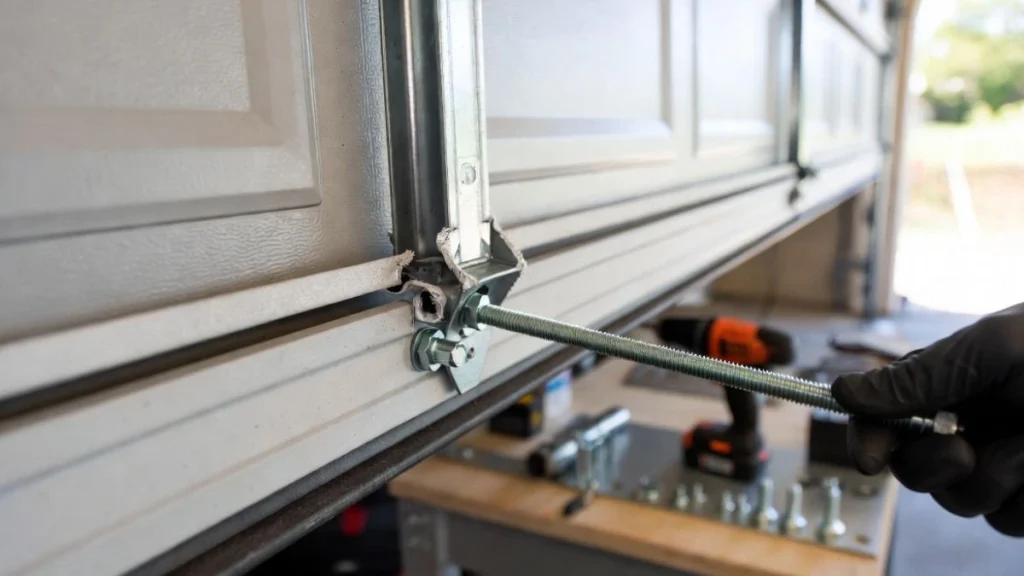 Repair options for torn garage door bolts