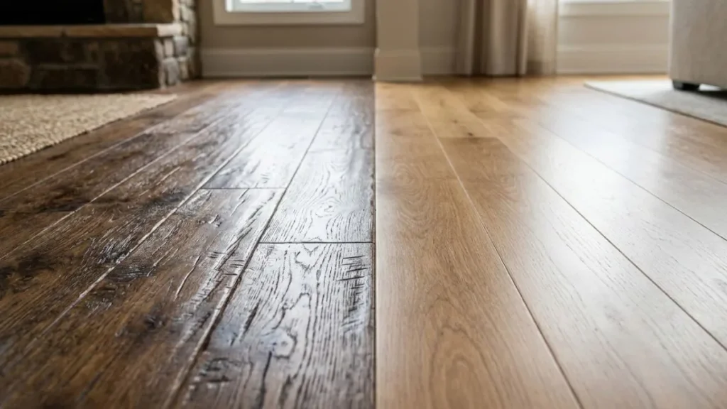 Comparing Hand Scraped And Smooth Hardwood
