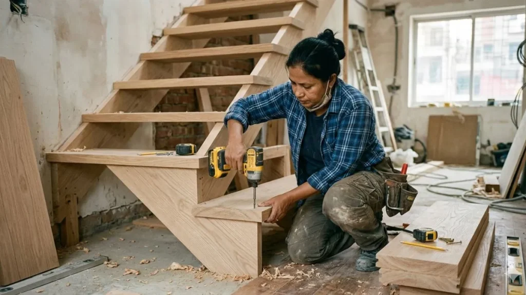 Installing The Stairs
