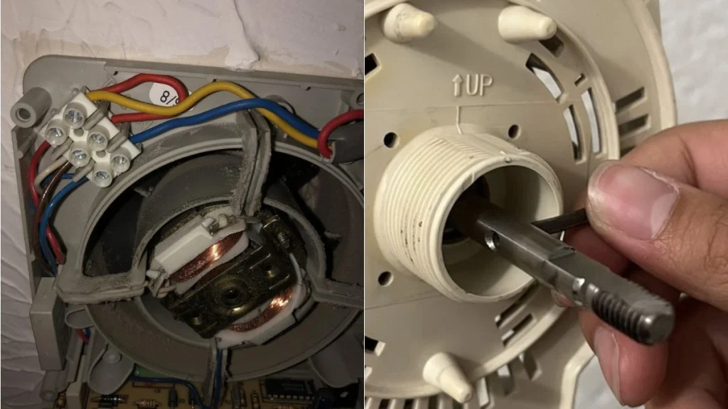 Detach Fan Motor