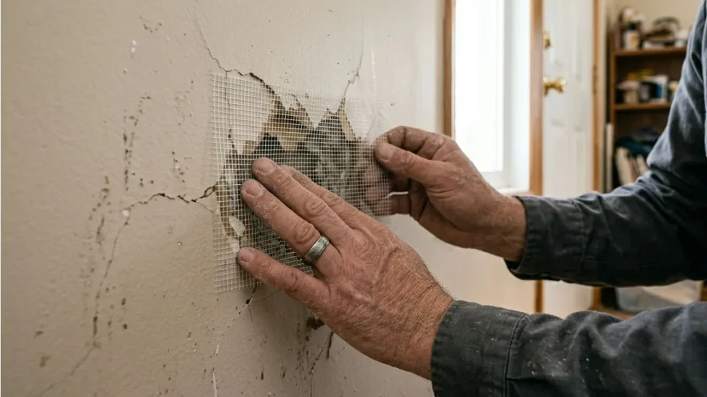 Drywall hole patch repair