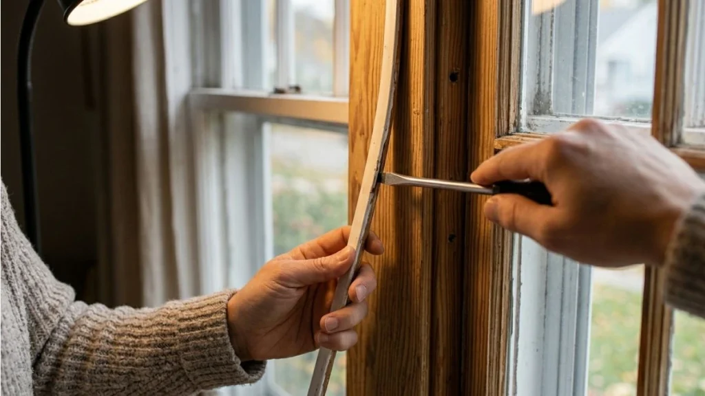 Remove window stops diy