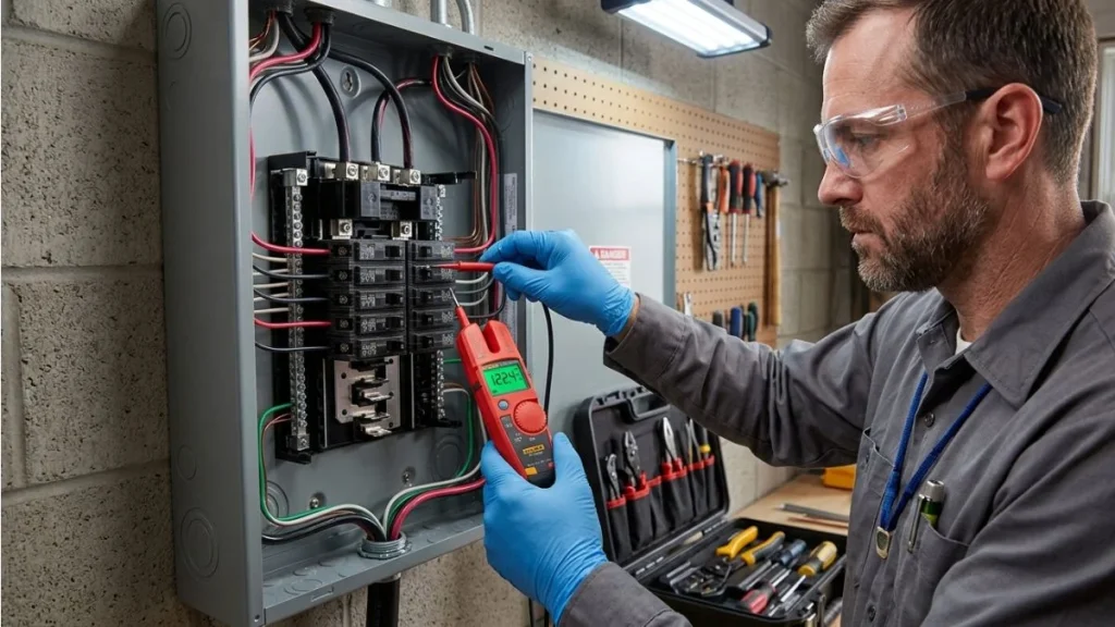 electrical safety check sub panel