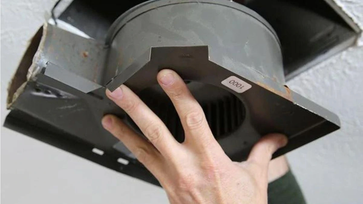 how to remove old nutone bathroom fan housing