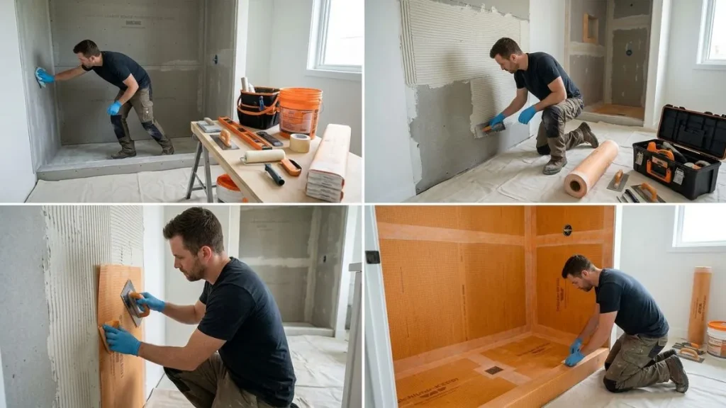 Best shower waterproofing practices