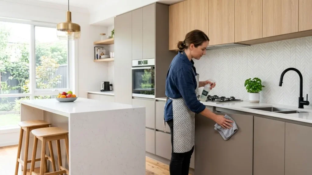 Cabinet doors final touches