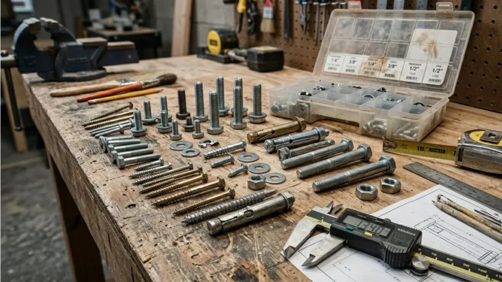 Choosing fasteners anchors construction tools