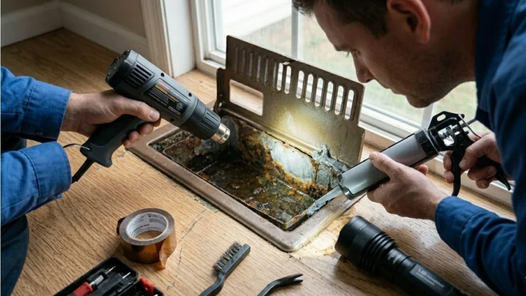 Fixing water problems in vents