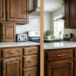 How to Touch Up Stained Cabinets