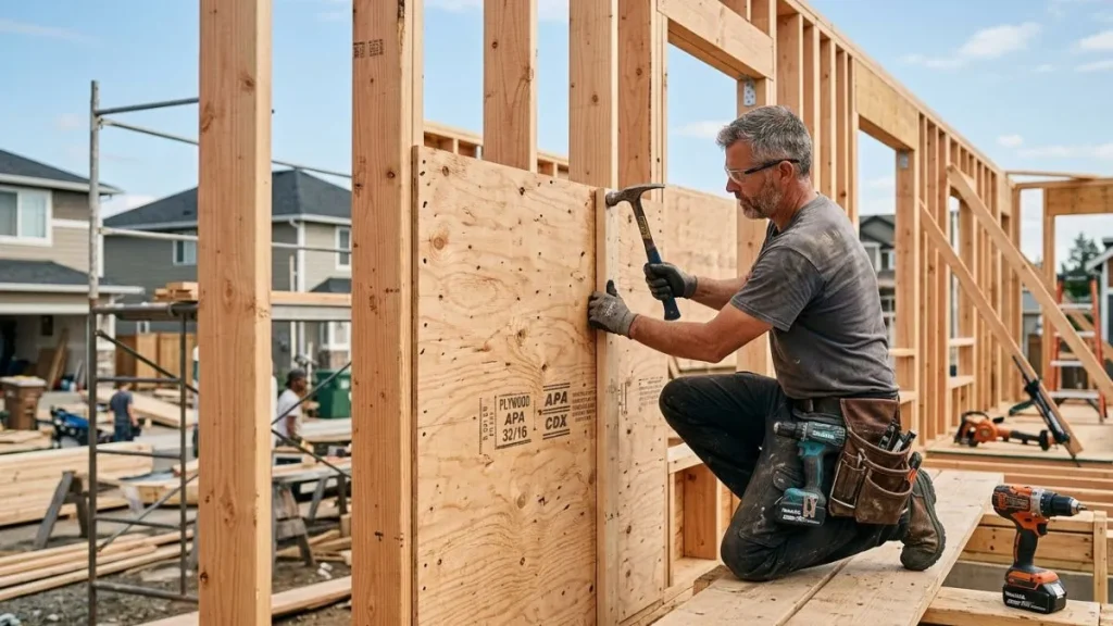 Installing new sheathing
