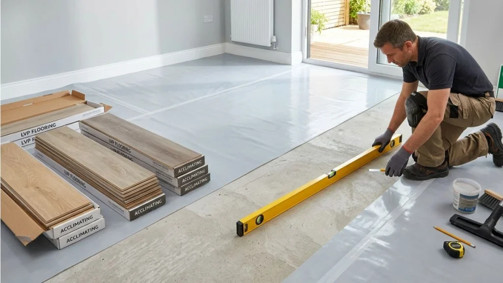 Prevent vinyl flooring installation issues