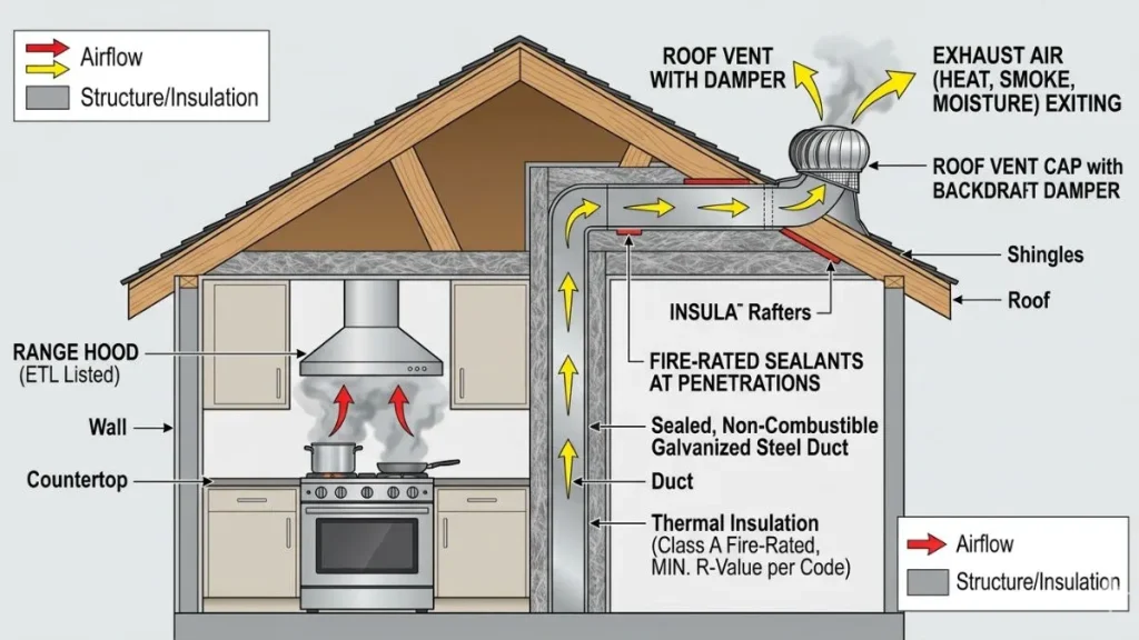 Proper roof vent ventilation safety