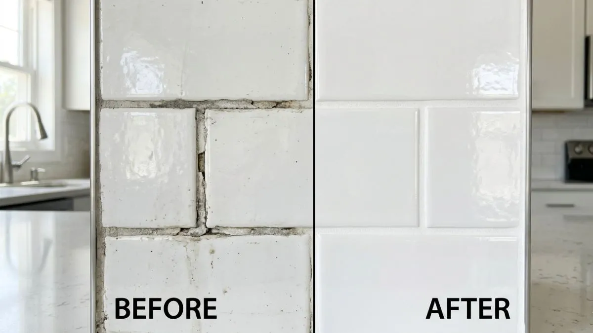 Repair Grout Kitchen Backsplash