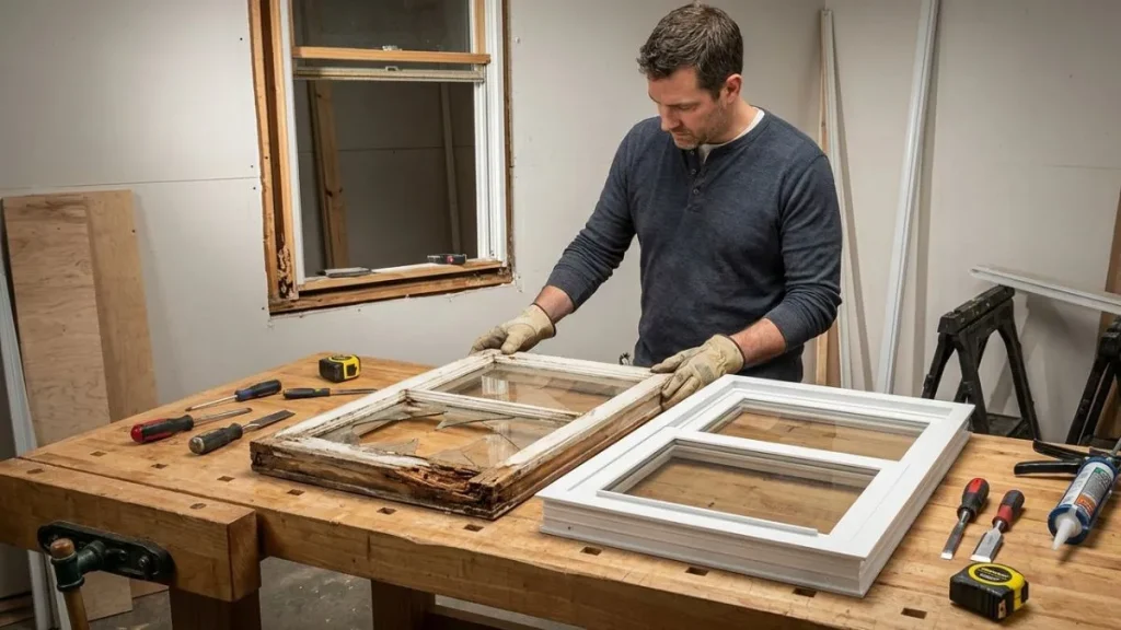 Repairing or replacing window sash