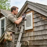 Replace Gable Vent Without Removing Siding