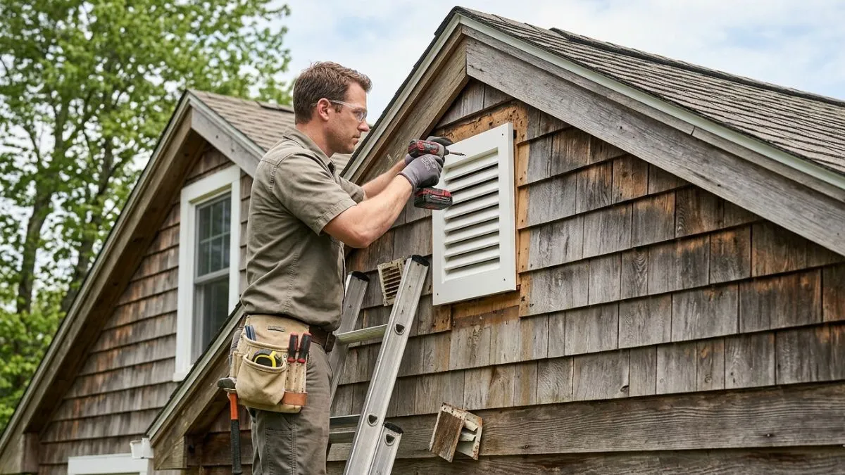 Replace Gable Vent Without Removing Siding