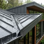 Roof Valley Rain Diverter No Gutter