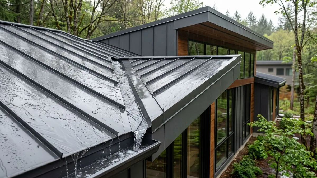 Roof Valley Rain Diverter No Gutter