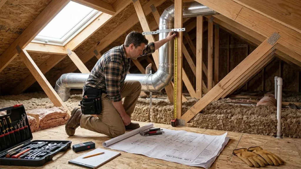 Roof vent installation planning