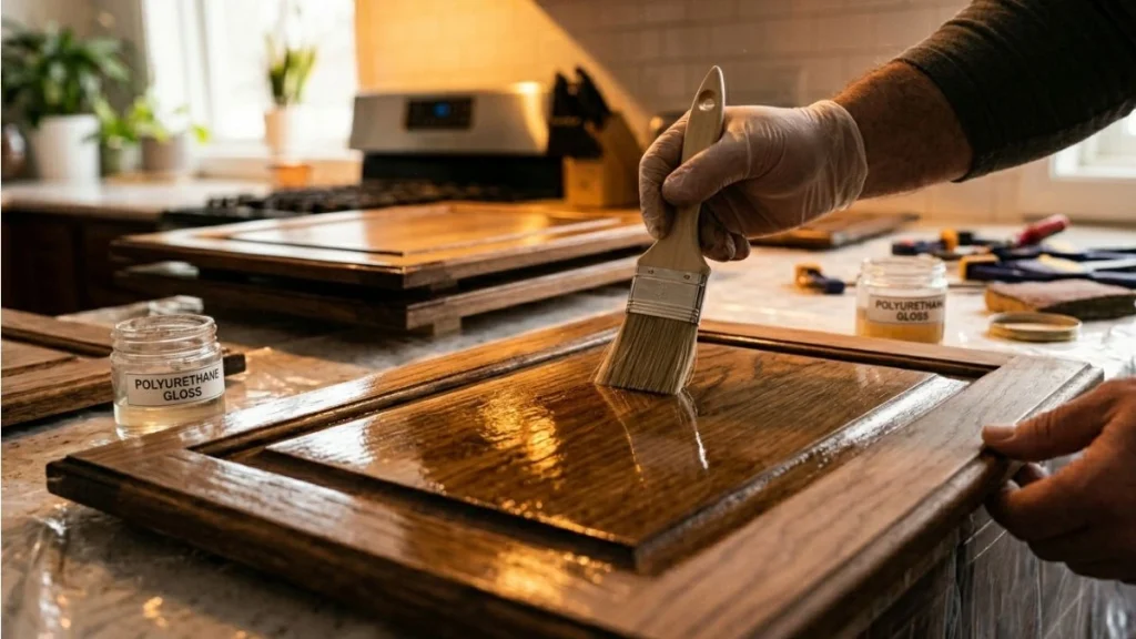 Sealing and finishing cabinets