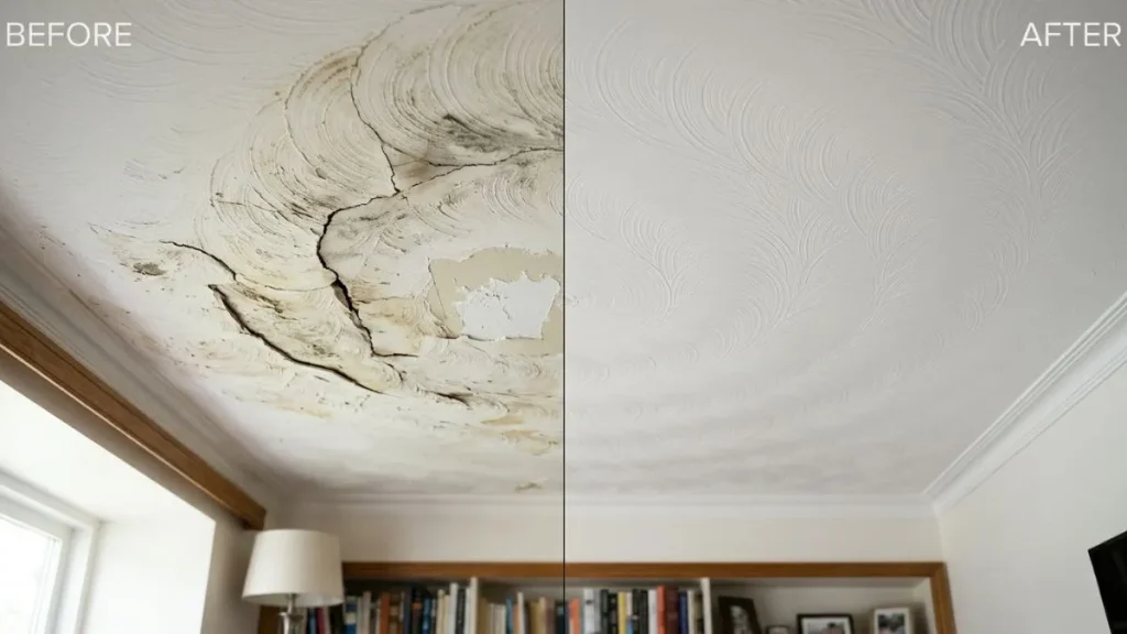 Swirl Textured Ceiling Repair