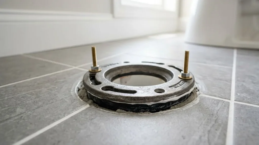 Toilet Flange above Finished Floor