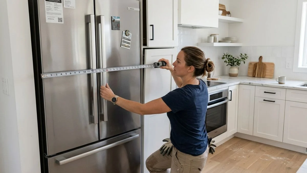 Trim Cabinet to Fit Refrigerator