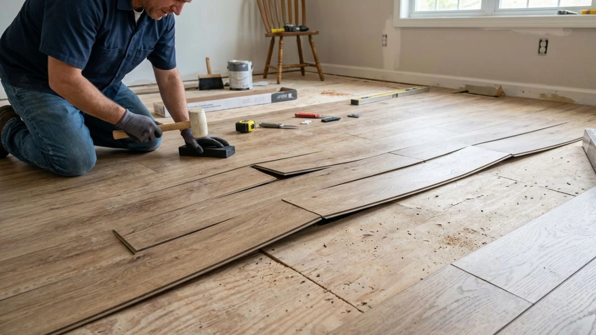 Vinyl Plank Flooring Not Laying Flat During Installation