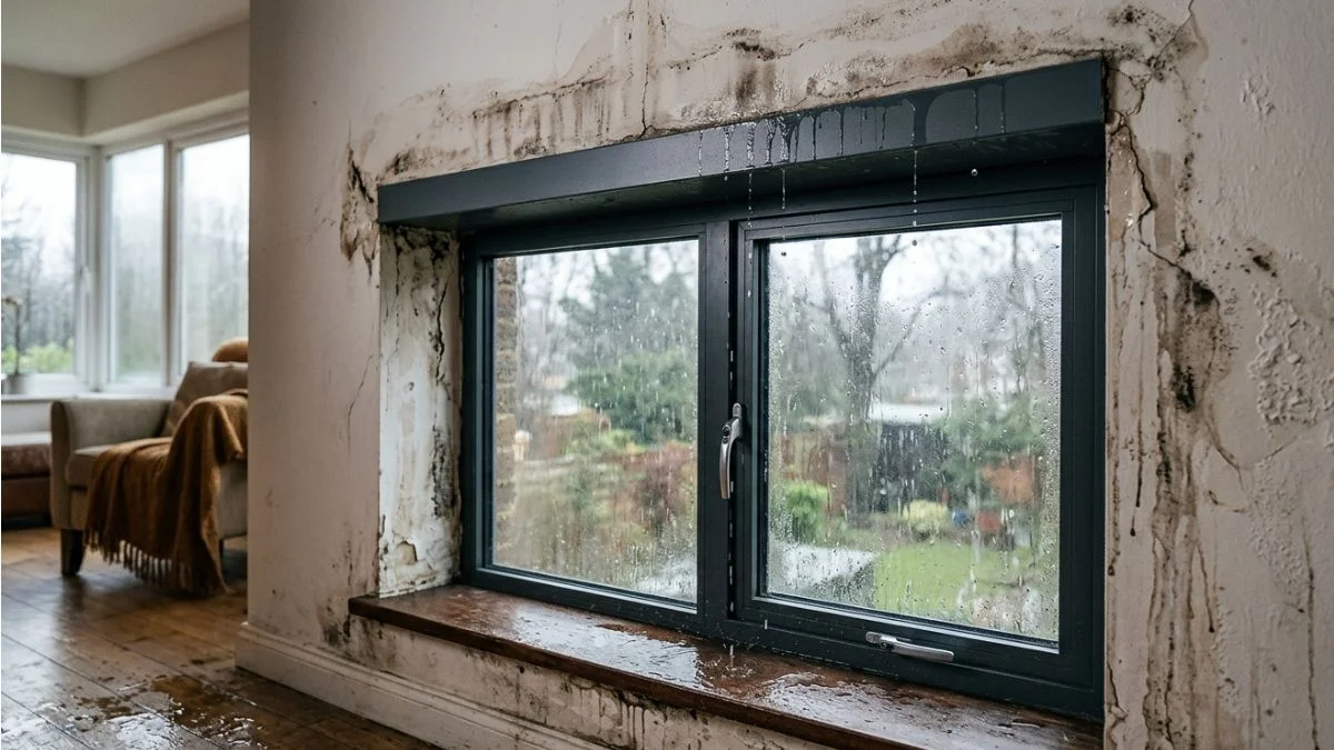 Water Leaking above Window Frame