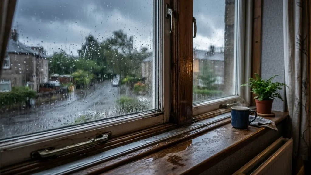 Water in Window Track