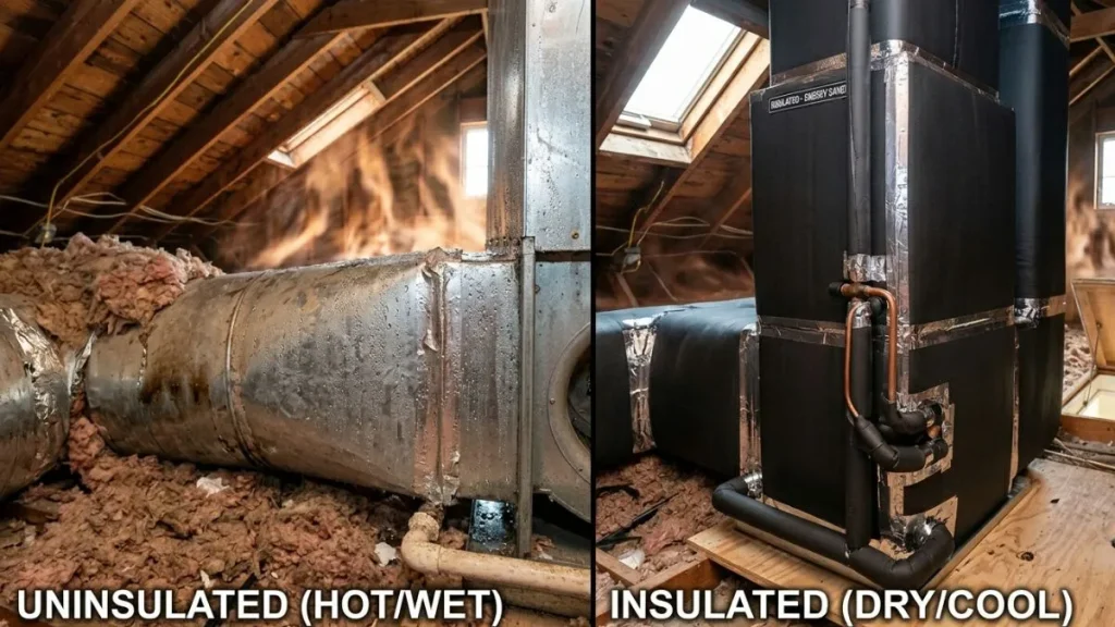 When air handler insulation is essential