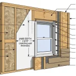 Window Jamb Depth for 2X4 Wall