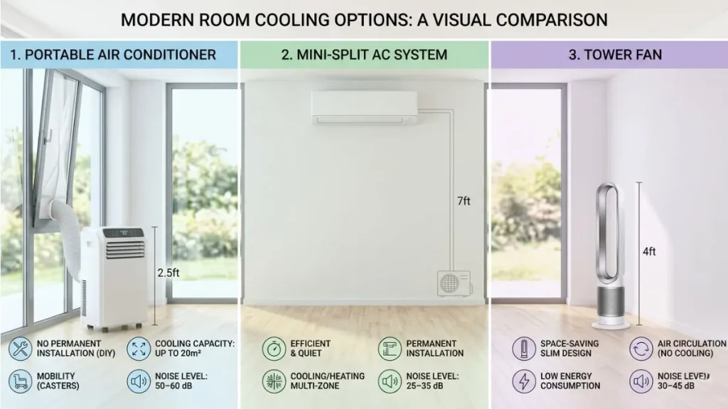 alternative cooling options without humidity issues