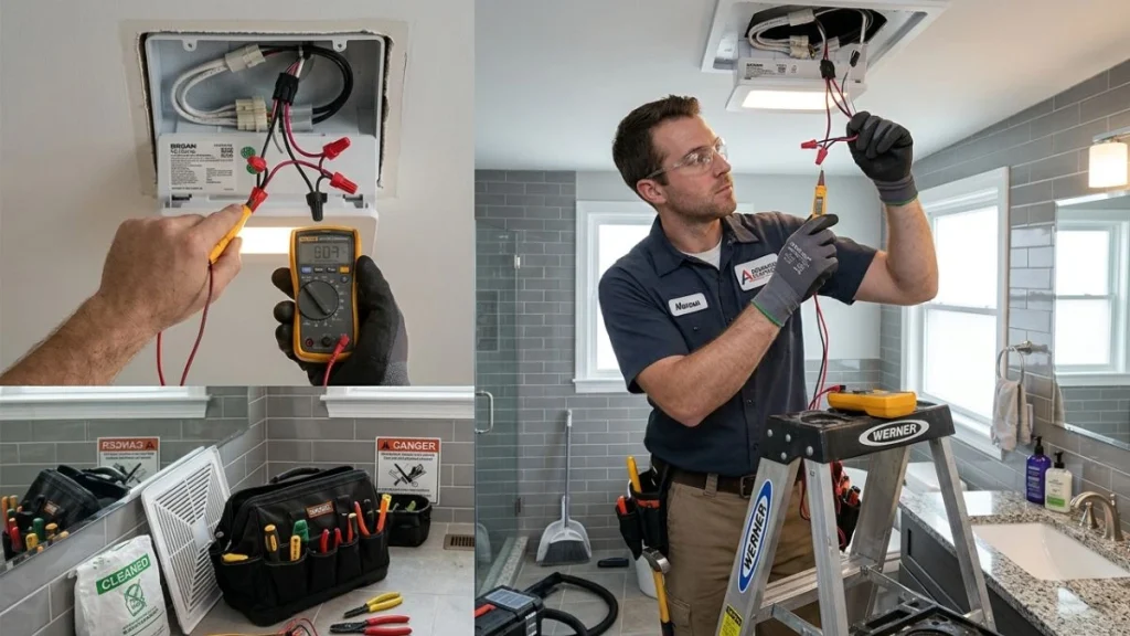 final inspection bathroom wiring