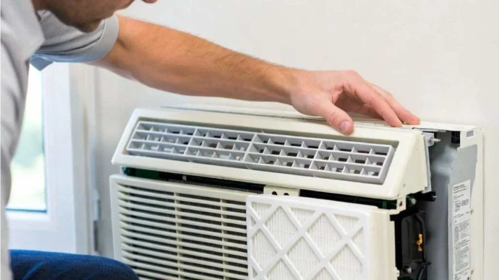 window ac maintenance cleaning water prevention