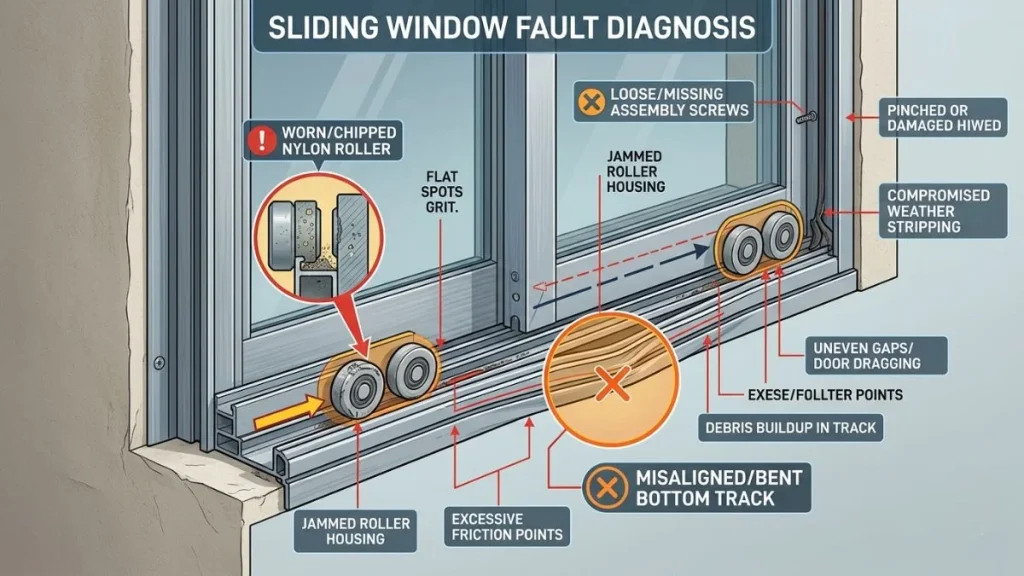 window problem diagnosis inspection
