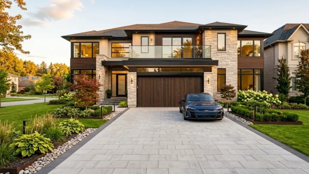 Beautiful Widened Garage Door