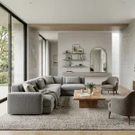 How to Float Living Room Furniture With No Floor Outlet