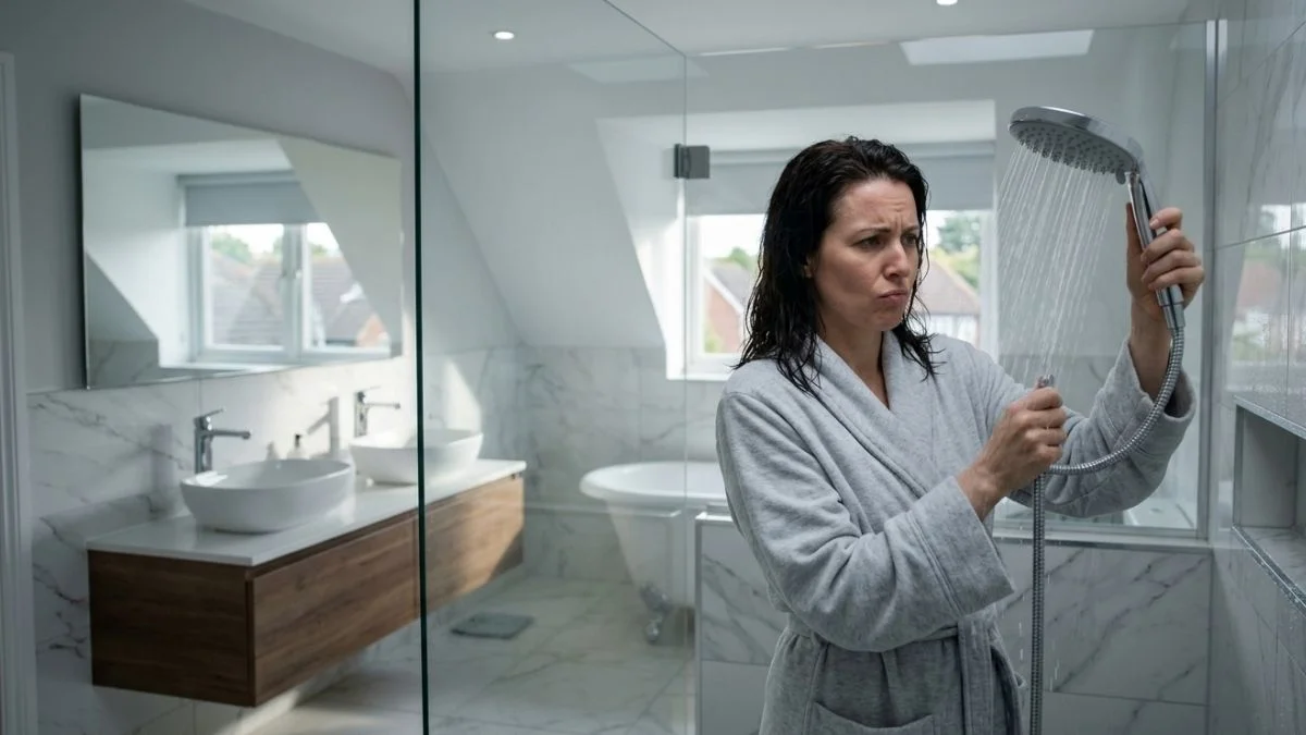 No Hot Water in Your Upstairs Shower