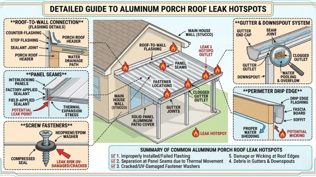 aluminum-porch-roof-leak-hotspots
