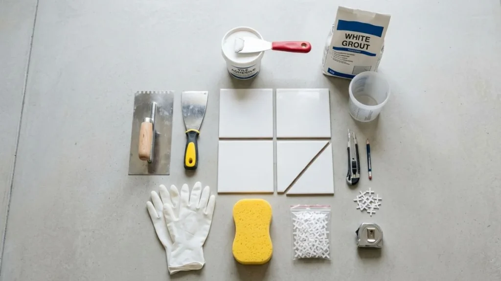 bathroom tile repair tools