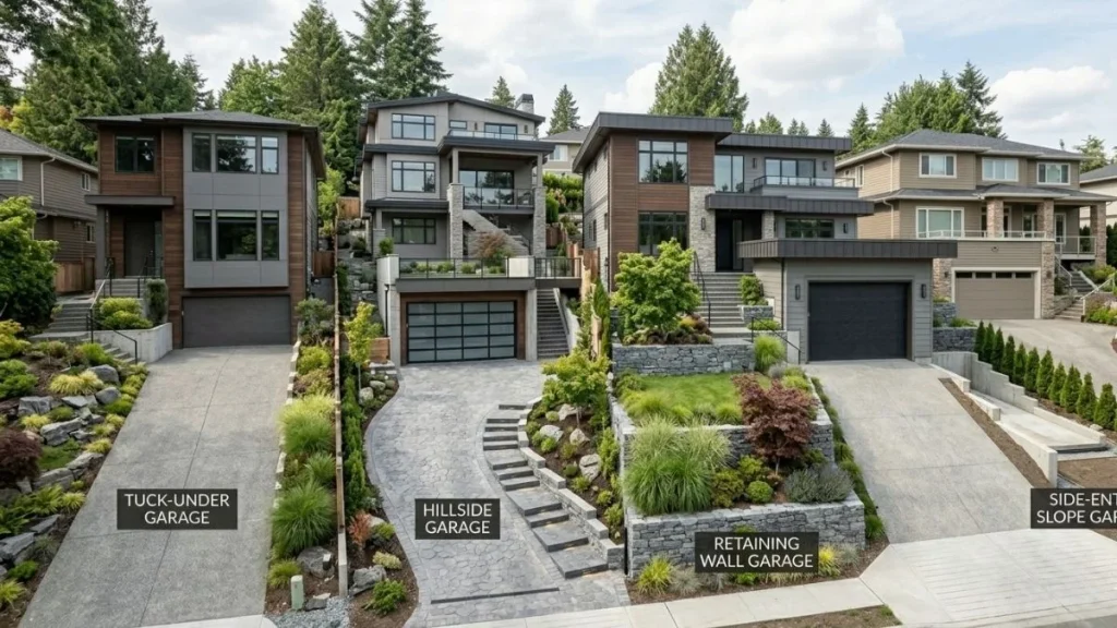 best-garage-types-for-sloped-driveways
