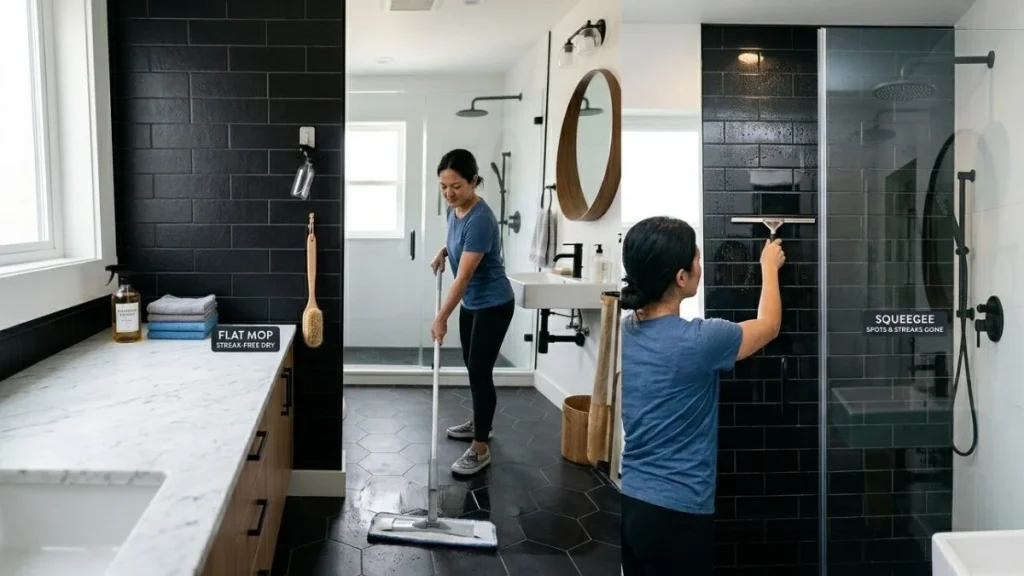 black-floor-vs-wall-tile-cleaning